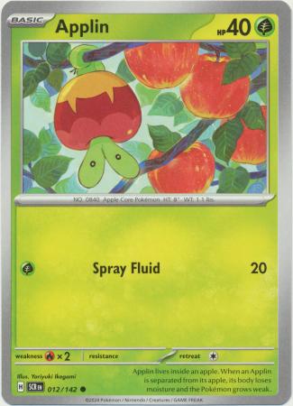 PTCG-SV07 012/142 C Applin