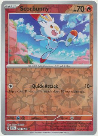 PTCG-SV07 026/142 C Scorbunny