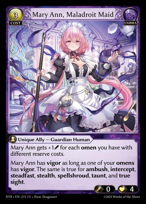 GATCG-DTR-EN-215 SR Mary Ann, Maladroit Maid