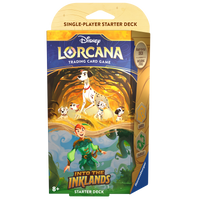Disney Lorcana TCG - [Set 3] Into the Inklands Amber & Emerald (Pongo & Peter Pan) Starter Deck