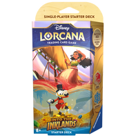 Disney Lorcana TCG - [Set 3] Into the Inklands Ruby & Sapphire (Moana & Scrooge McDuck) Starter Deck