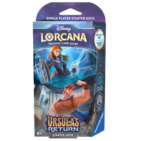 Disney Lorcana TCG - [Set 4] Ursula's Return Sapphire & Steel (Anna & Hercules) Starter Deck
