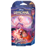 Disney Lorcana TCG - [Set 5] Shimmering Skies Amethyst & Ruby (Elsa & Wreck-It-Ralph) Starter Deck