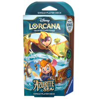 Disney Lorcana TCG - [Set 6] Azurite Sea Emerald & Sapphire (Go-Go Tamago & Gadget) Starter Deck