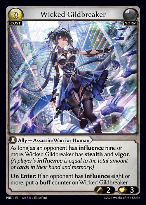 GATCG-PRD-EN-102 SR Wicked Gildbreaker
