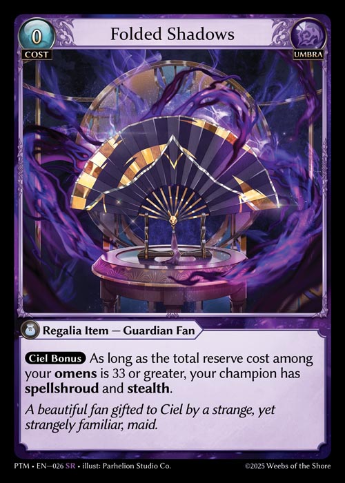 GATCG-PTM-EN-026 SR Folded Shadows