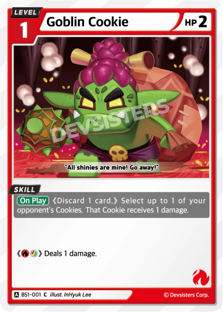 CRB-BS1-001 C Goblin Cookie