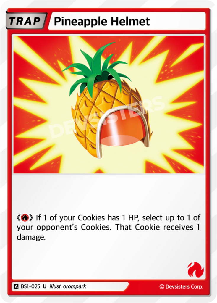 CRB-BS1-025 U Pineapple Helmet