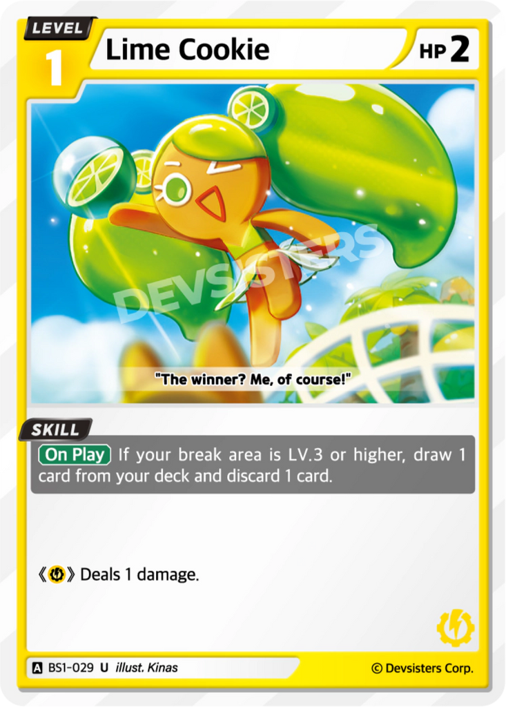 CRB-BS1-029 U Lime Cookie