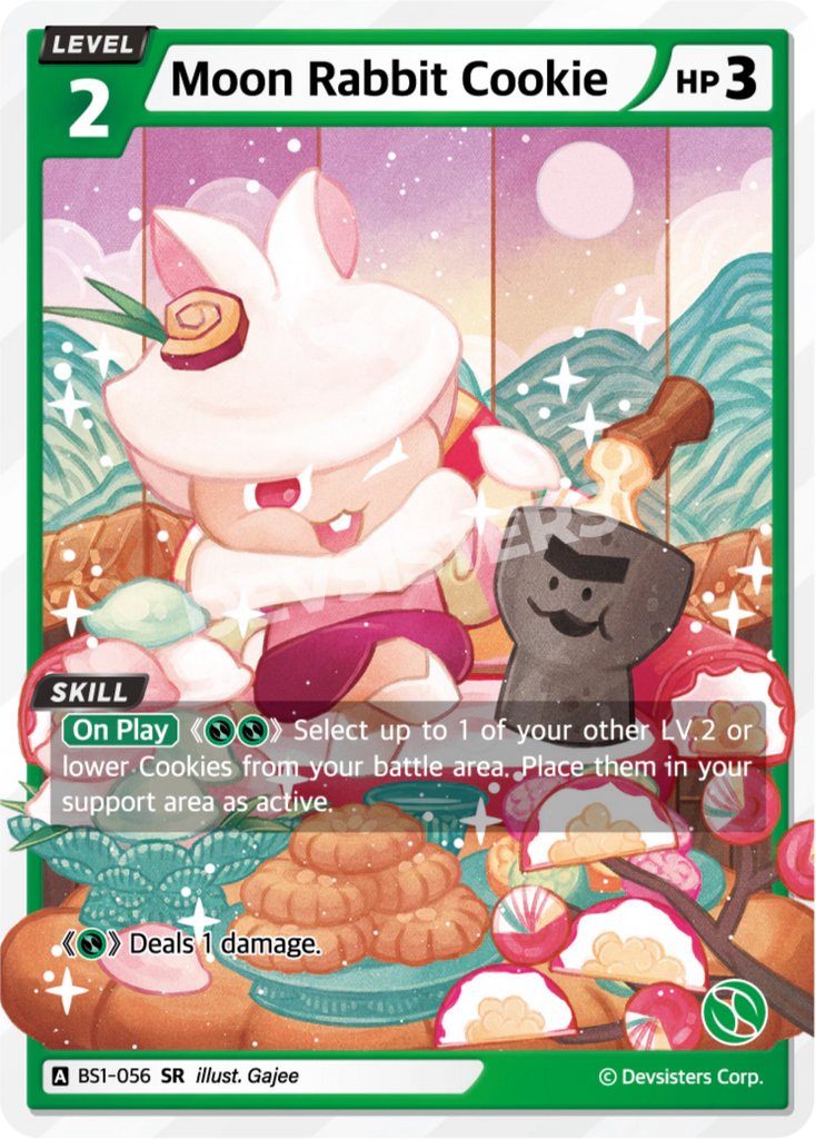 CRB-BS1-056 SR Moon Rabbit Cookie