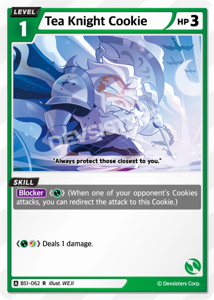 CRB-BS1-062 R Tea Knight Cookie