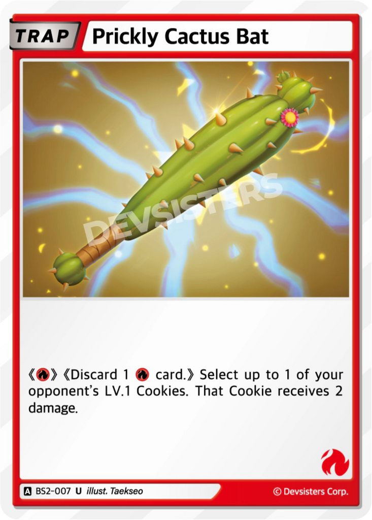 CRB-BS2-007 U Prickly Cactus Bat