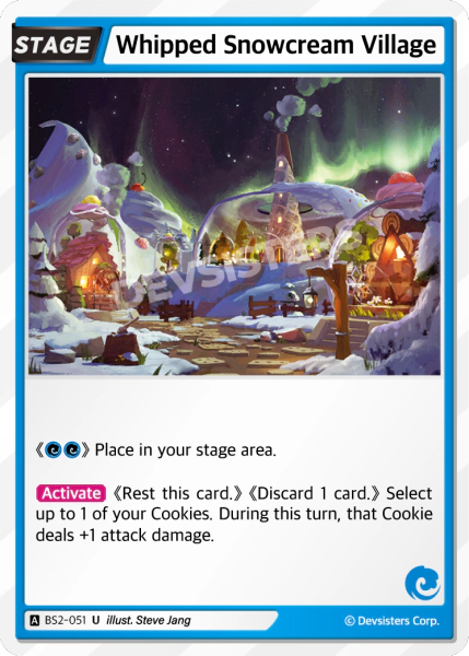 CRB-BS2-051 U Whipped Snowcream Village
