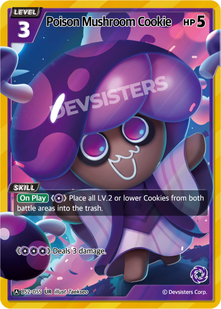 CRB-BS2-055 UR Poison Mushroom Cookie