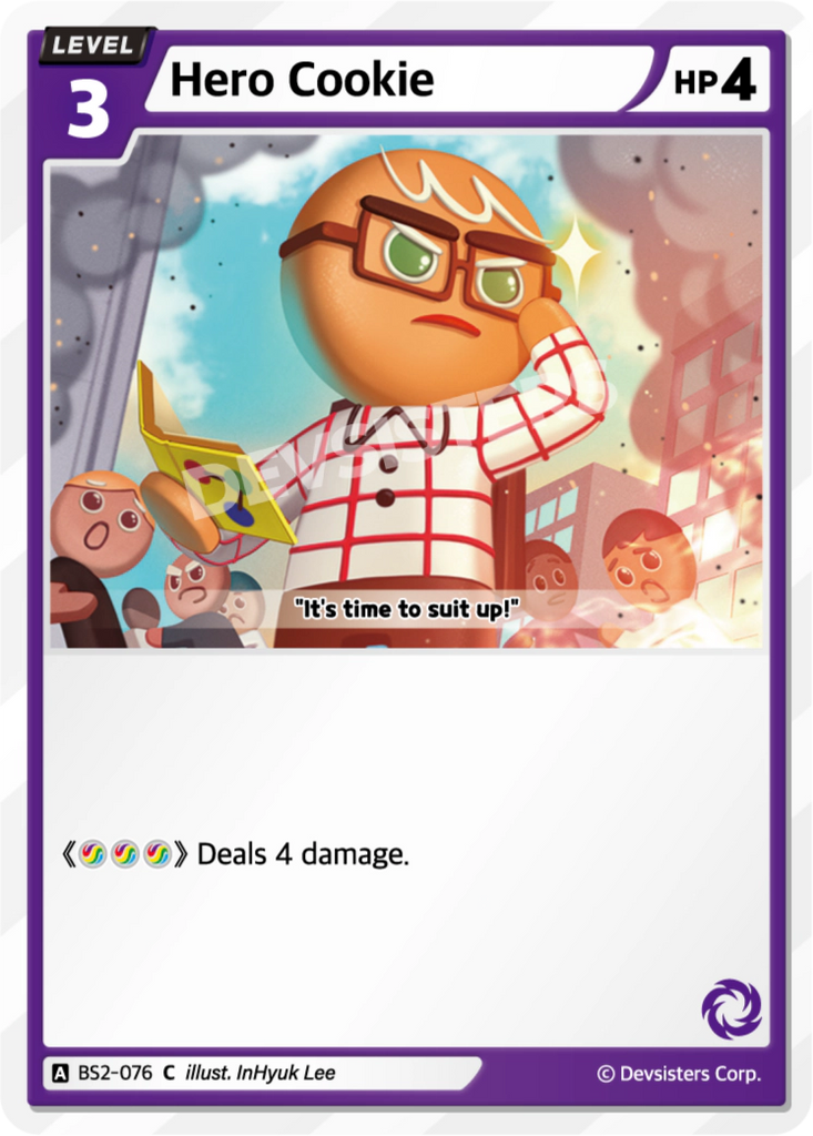 CRB-BS2-076 C Hero Cookie