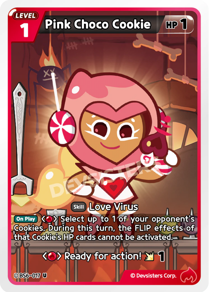 CRB-BS6-017 U Pink Choco Cookie