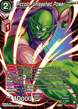 DBSCG-BT21-004 UC Piccolo, Unleashed Power