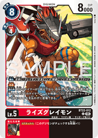 DCG-BT22-012 C LV5 ライズグレイモン
