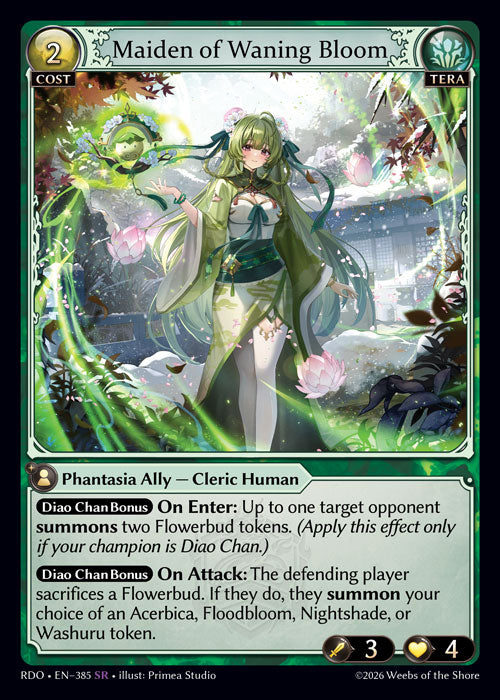 GATCG-RDO-EN-385 SR Maiden of Waning Bloom