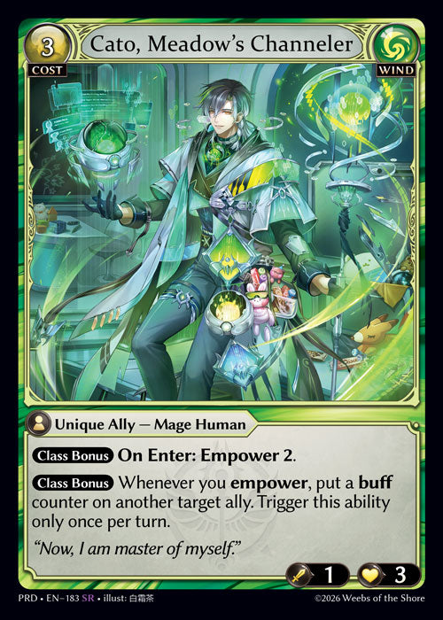 GATCG-PRD-EN-183 SR Cato, Meadow’s Channeler