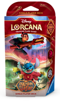Disney Lorcana TCG - [Set 8] Reign of Jafar Ruby & Steel (Mulan & Stitch) Starter Deck