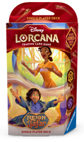 Disney Lorcana TCG - [Set 8] Reign of Jafar Amber & Amethyst (Tiana & Bruno) Starter Deck