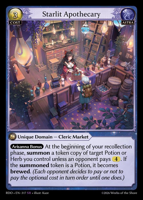 GATCG-RDO-EN-317 SR Starlit Apothecary