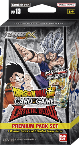 Dragon Ball Super Card Game - [DBS-PP13] Critical Blow Premium Pack Set