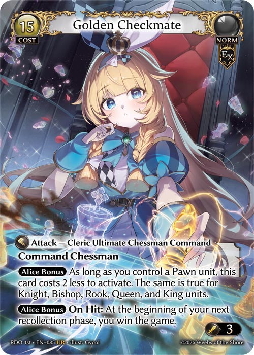 GATCG-RDO 1st-EN-085 UR Golden Checkmate