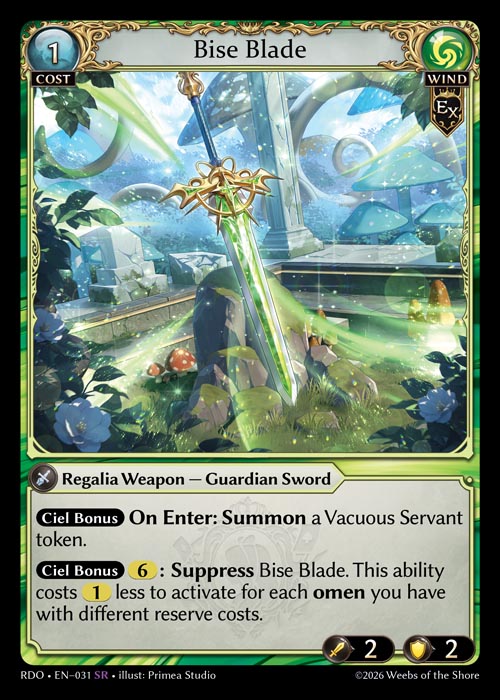 GATCG-RDO-EN-031 SR Bise Blade