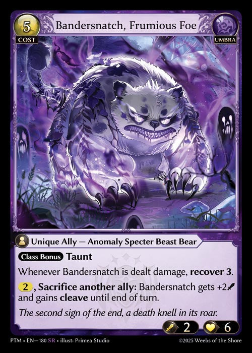 GATCG-PTM-EN-180 SR Bandersnatch, Frumious Foe
