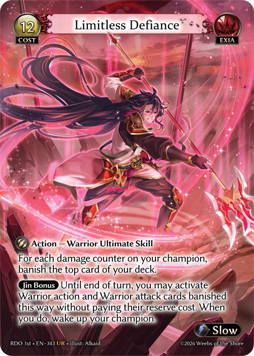 GATCG-RDO 1st-EN-343 UR Limitless Defiance