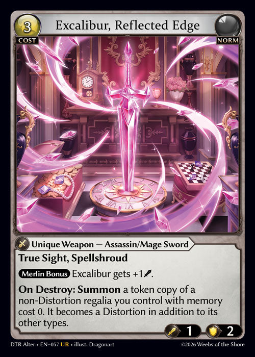 GATCG-DTR Alter-EN-057 UR Excalibur, Reflected Edge
