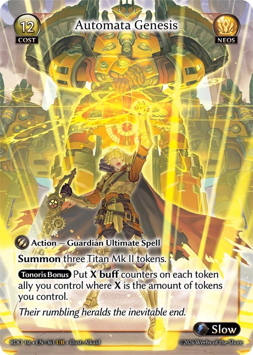 GATCG-RDO 1st-EN-361 UR Automata Genesis