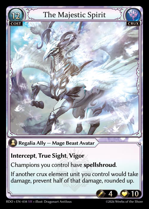 GATCG-RDO-EN-034 SR The Majestic Spirit