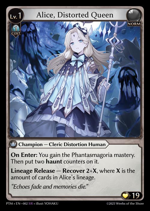 GATCG-PTM-EN-002 SR Alice, Distorted Queen