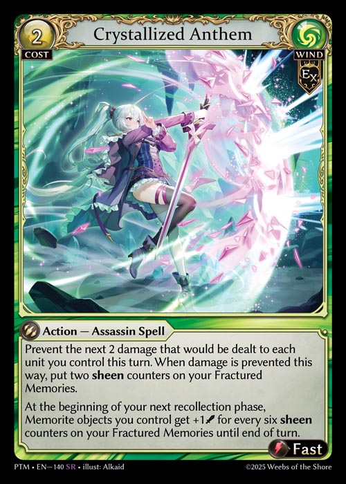 GATCG-PTM-EN-140 SR Crystallized Anthem