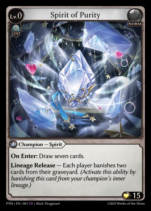 GATCG-PTM-EN-001 SR Spirit of Purity