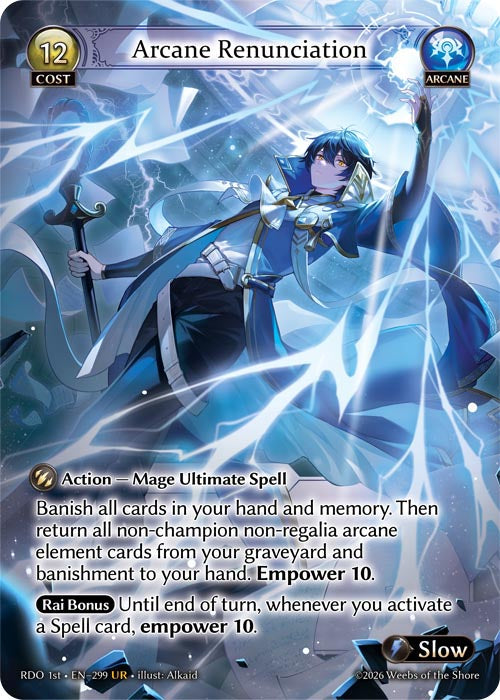 GATCG-RDO 1st-EN-299 UR Arcane Renunciation