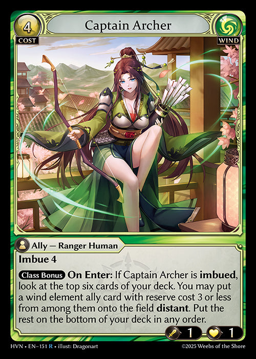 GATCG-HVN-EN-151 R Captain Archer
