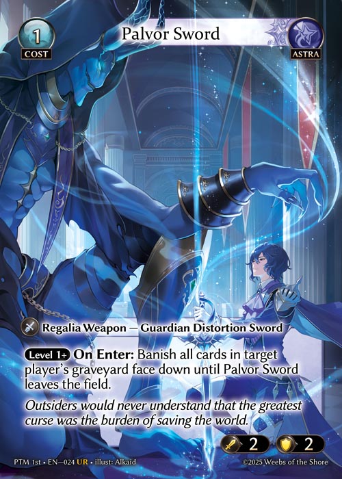 GATCG-PTM 1st-EN-024 UR Palvor Sword