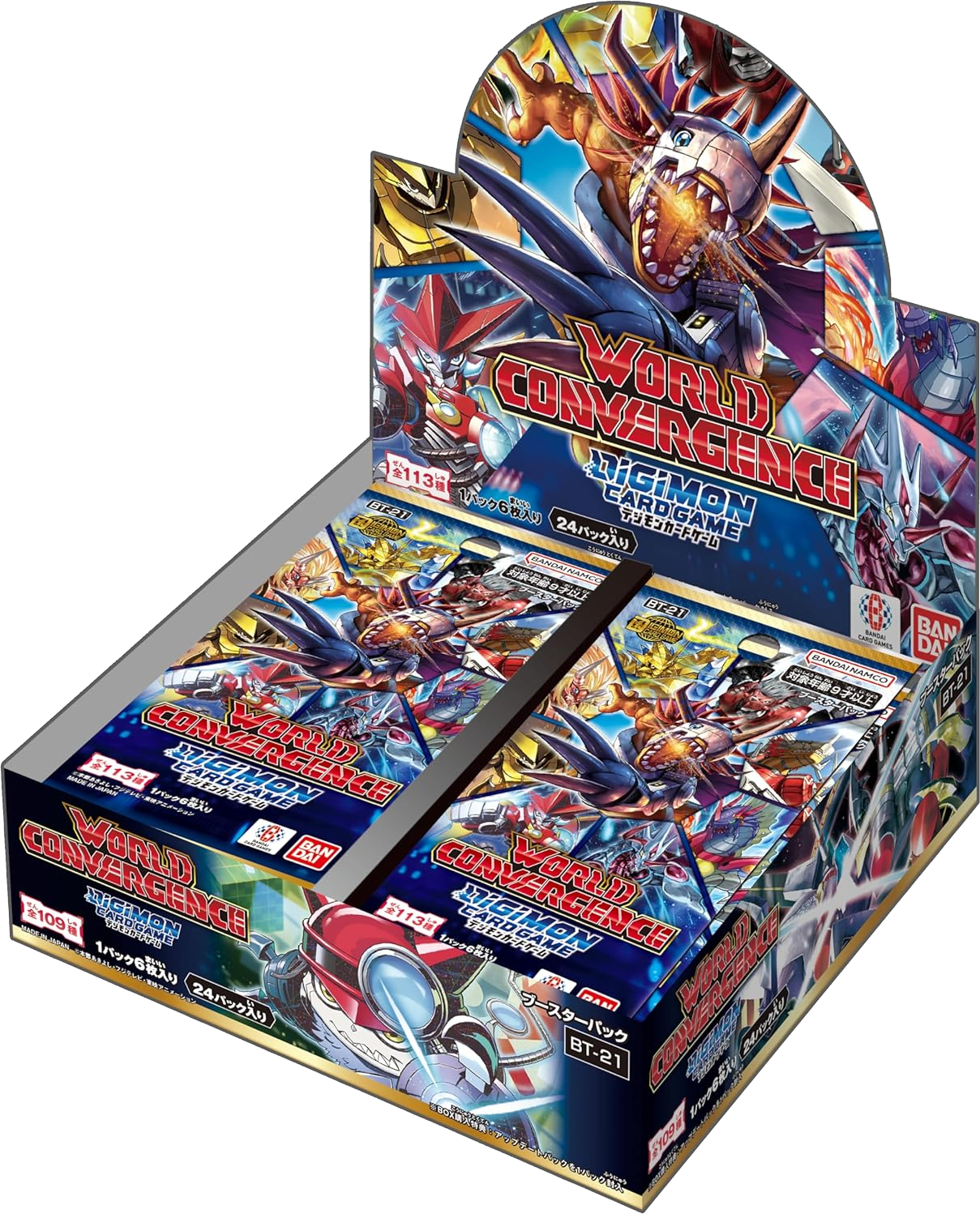 Digimon Card Game - [BT-21] World Convergence Japanese Booster Box ...