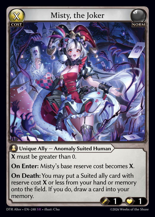 GATCG-DTR Alter-EN-248 SR Misty, the Joker