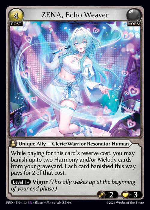 GATCG-PRD-EN-103 SR ZENA, Echo Weaver