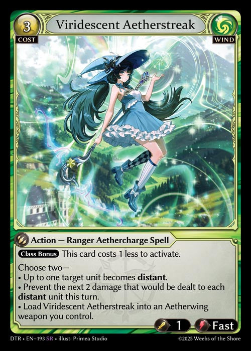GATCG-DTR-EN-193 SR Viridescent Aetherstreak
