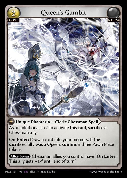 GATCG-PTM-EN-061 SR Queen’s Gambit
