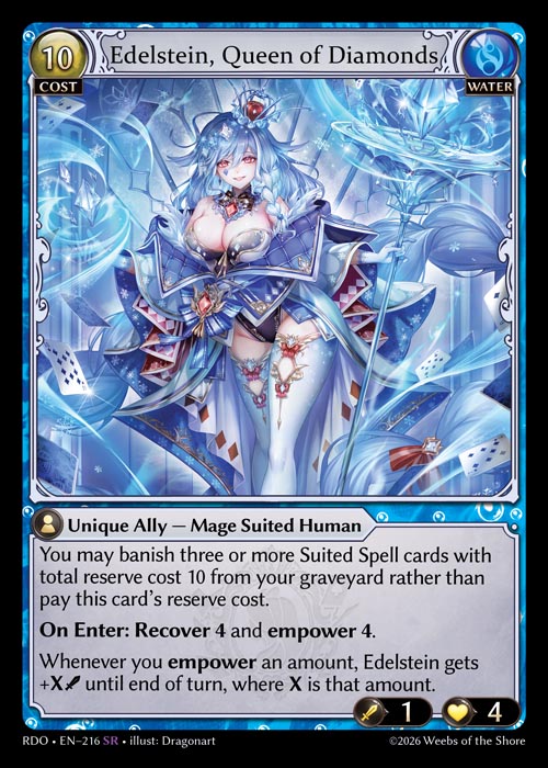 GATCG-RDO-EN-216 SR Edelstein, Queen of Diamonds