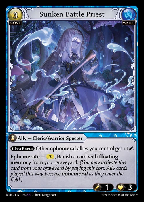 GATCG-DTR-EN-165 SR Sunken Battle Priest