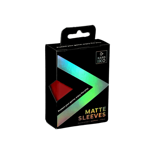 Kardiko Standard Size Matte Sleeves (Red)