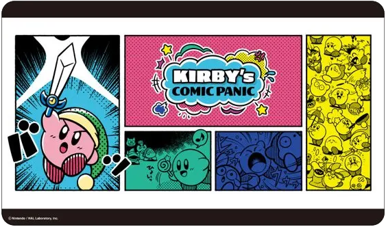 Kirby's Comic Panic ENR-073 Rubber Play Mat